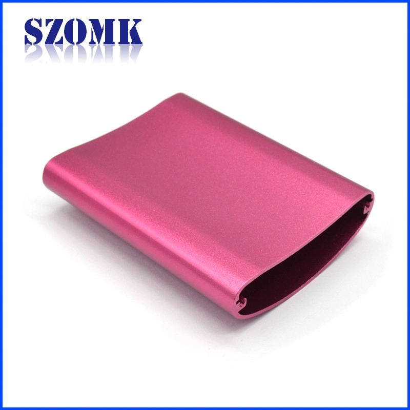 industrial aluminum electronic project enclosure custom aluminum amplfier casing with 91*70*20mm