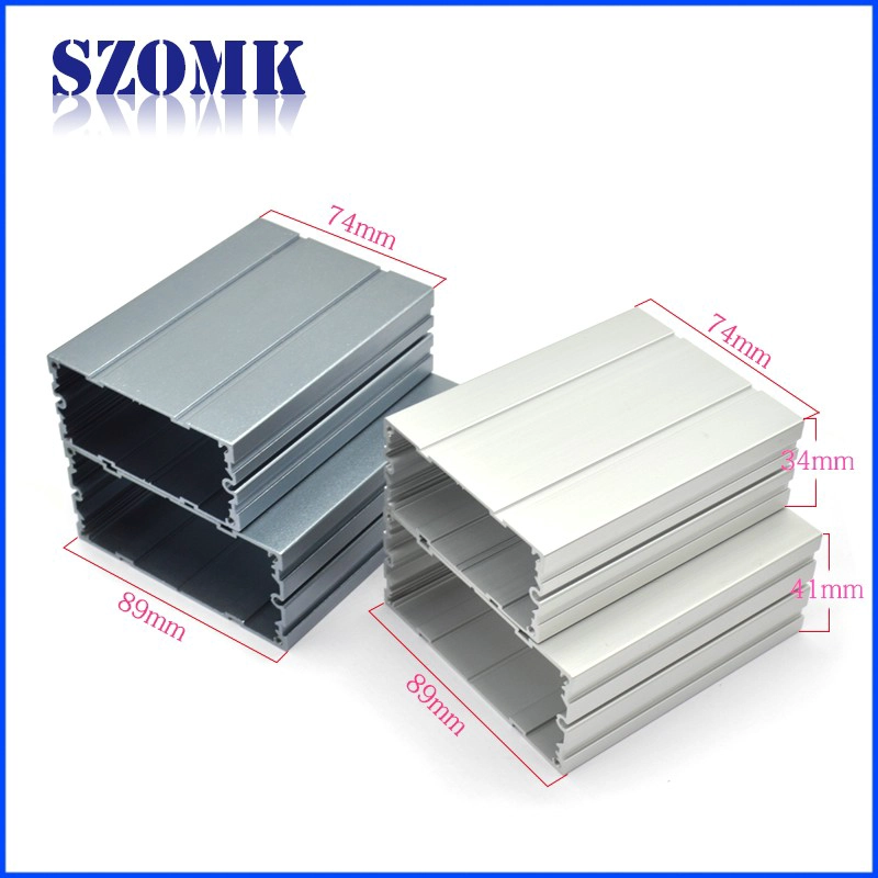 manufacture aluminum amplifier enclosure for circuit board aluminum enclosure with 103*89*41mm