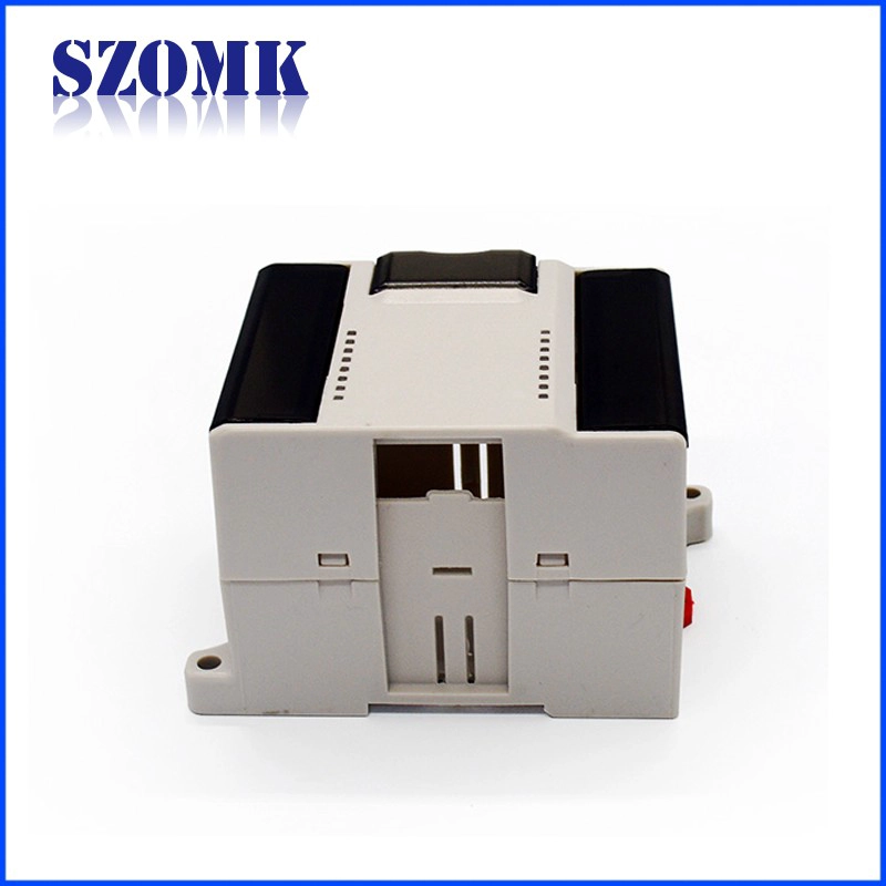 manufature industial plastic din rail enclosure for electronic project from szomk with 160*100*30mm