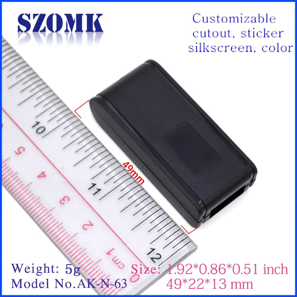 new design plastic usb female disk enclosure bluetooth receiver enclosure size 49*22*13mm