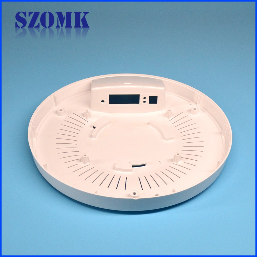 nuovo stile whtie custom color arrotondato router wireless di rete custodia in plastica per pcb AK-NW-43