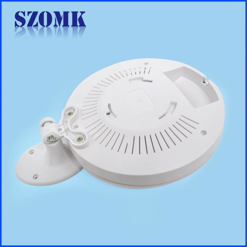nuovo stile whtie custom color arrotondato router wireless di rete custodia in plastica per pcb AK-NW-43