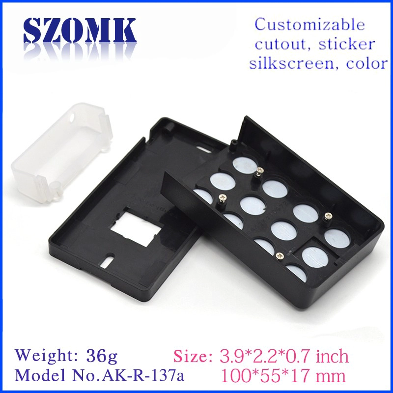 用于读卡器的新型门禁控制塑料外壳AK-R-137a 100 * 55 * 17 mm