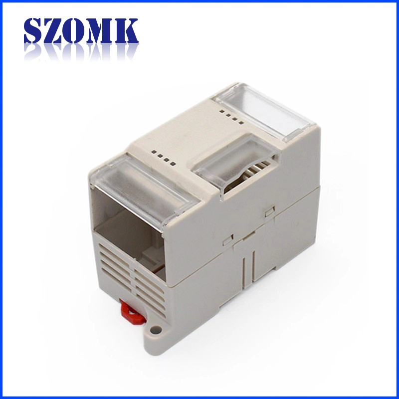 plastic din rail enclosure custom plastic housing form szomk