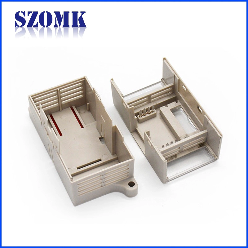 plastic din rail enclosure custom plastic housing form szomk
