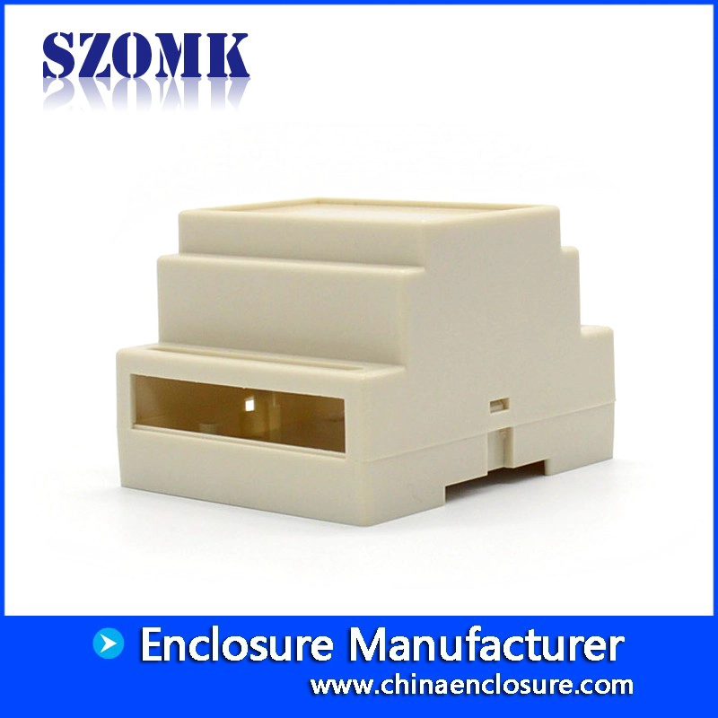 plastic din rail enclosure for electronic project relay electronic enclosure AK-DR-03a 88*97*59