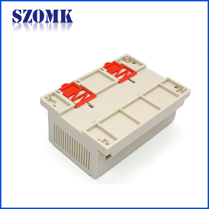 plastic din rail enclosure with 155*110*60mm plastic junction distribution housing from szomk