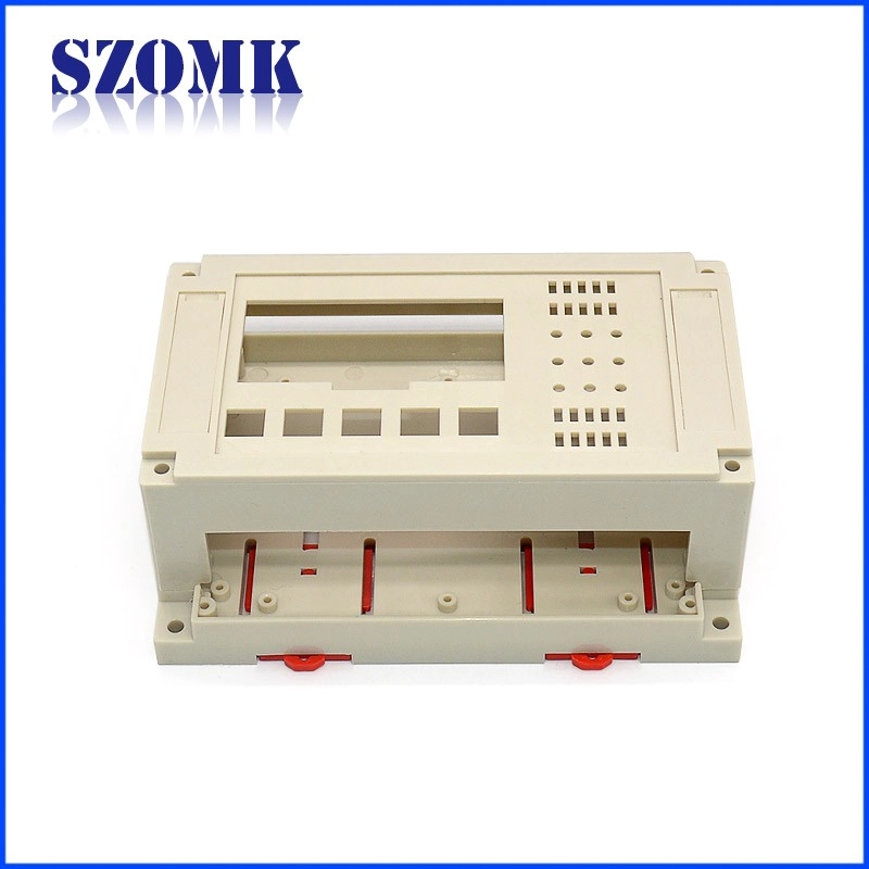 plastic din rail enclosure with 155*110*60mm plastic junction distribution housing from szomk