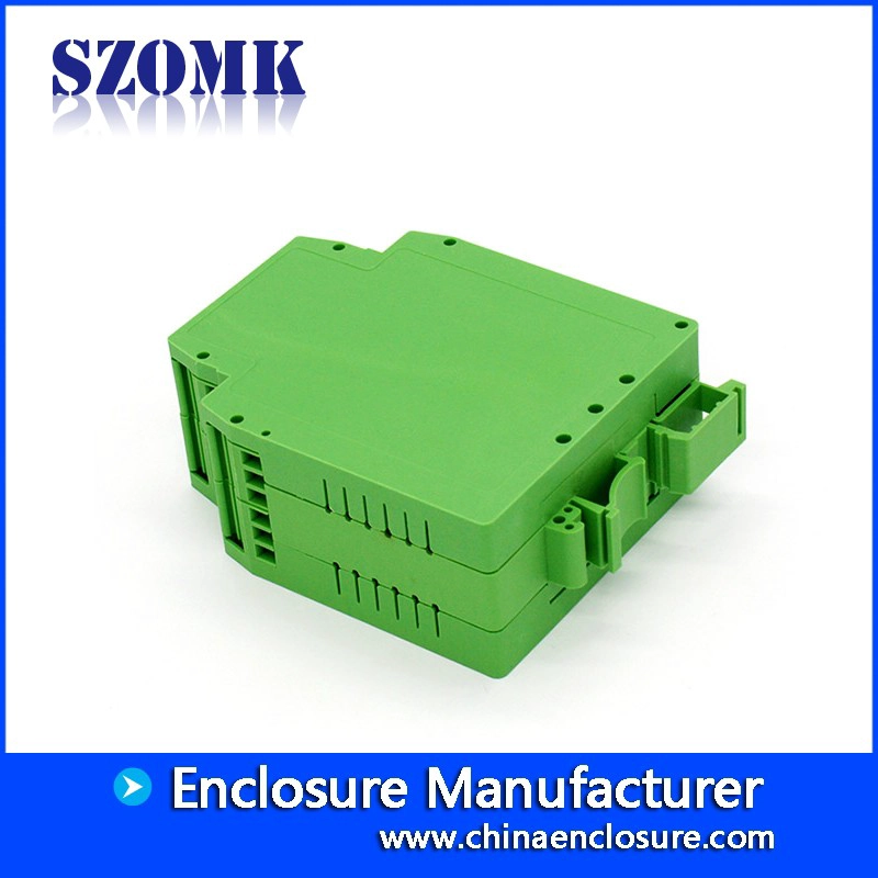 plastic dinrail enclosure for electronics project manufature plastic casing with 80*98*40mm