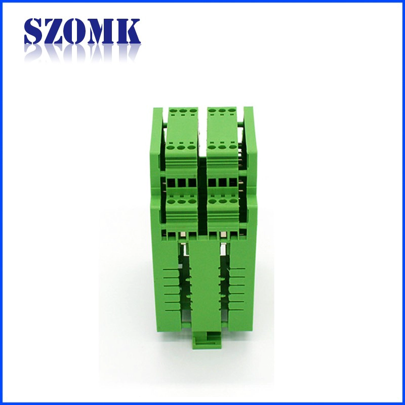 plastic dinrail enclosure for electronics project manufature plastic casing with 80*98*40mm
