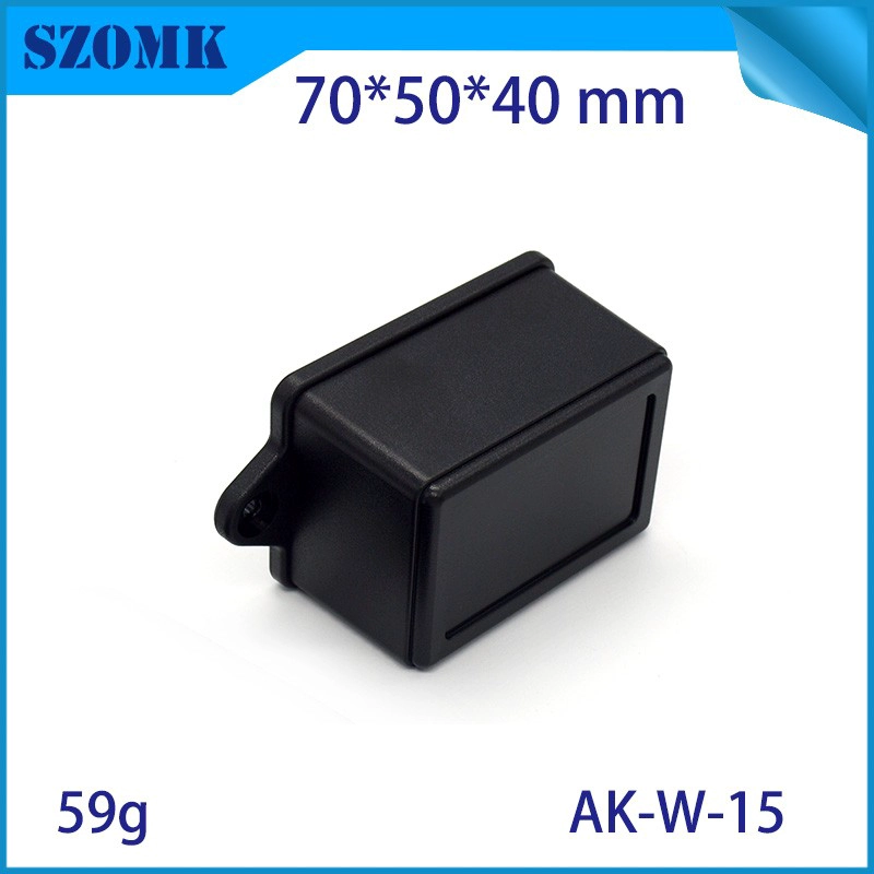 plastic enclosure junction box case black plastic electronics enclosure project box high quality