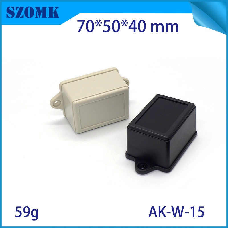 plastic enclosure junction box case black plastic electronics enclosure project box high quality