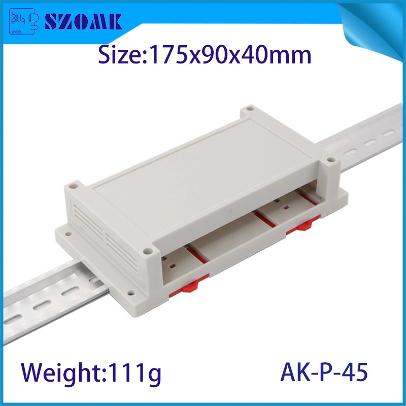 Enceinte en plastique avec rail DIN AK-P-45