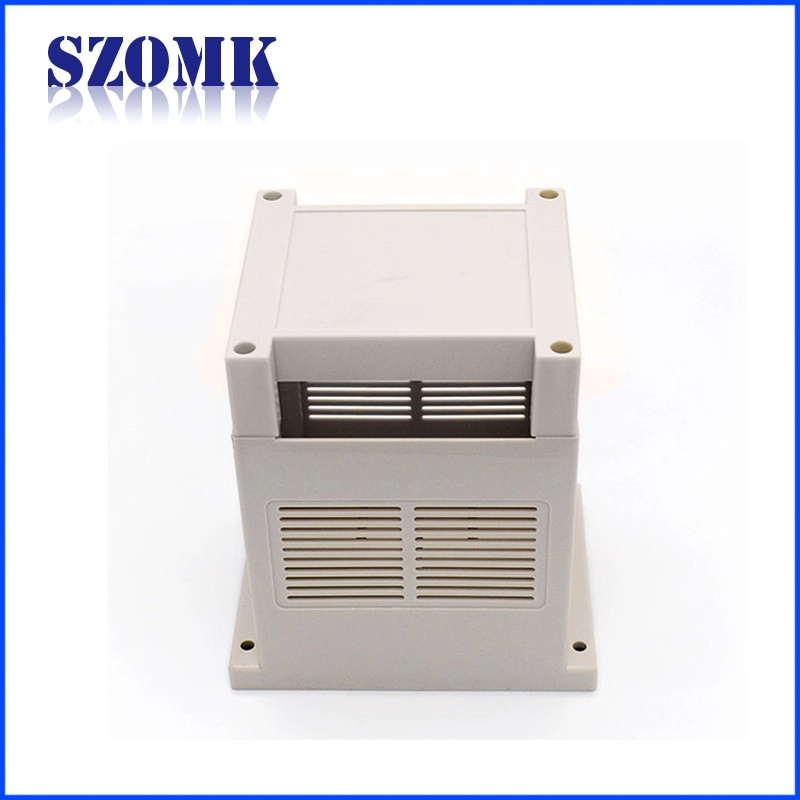 العبوات البلاستيكية ABS مفرق مربع حالة الإسكان din السكك الحديدية AK-DR-22 115x90x131mm