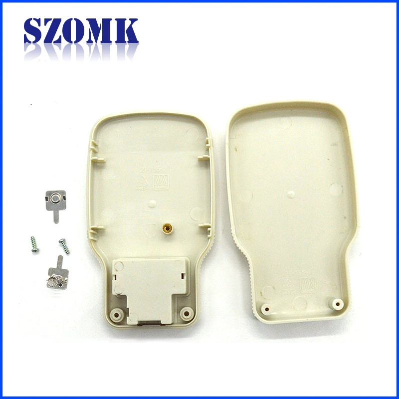 caja de plástico del equipo electrónico del recinto de mano AK-H-51 128 * 75 * 24mm