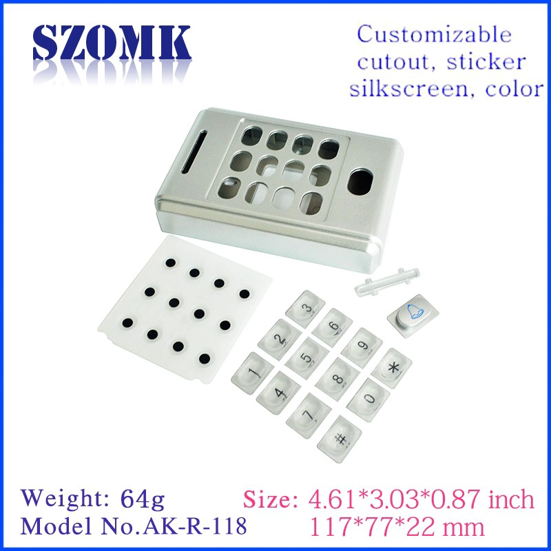 plastic outdoor RFID alarm access control enclosure device box