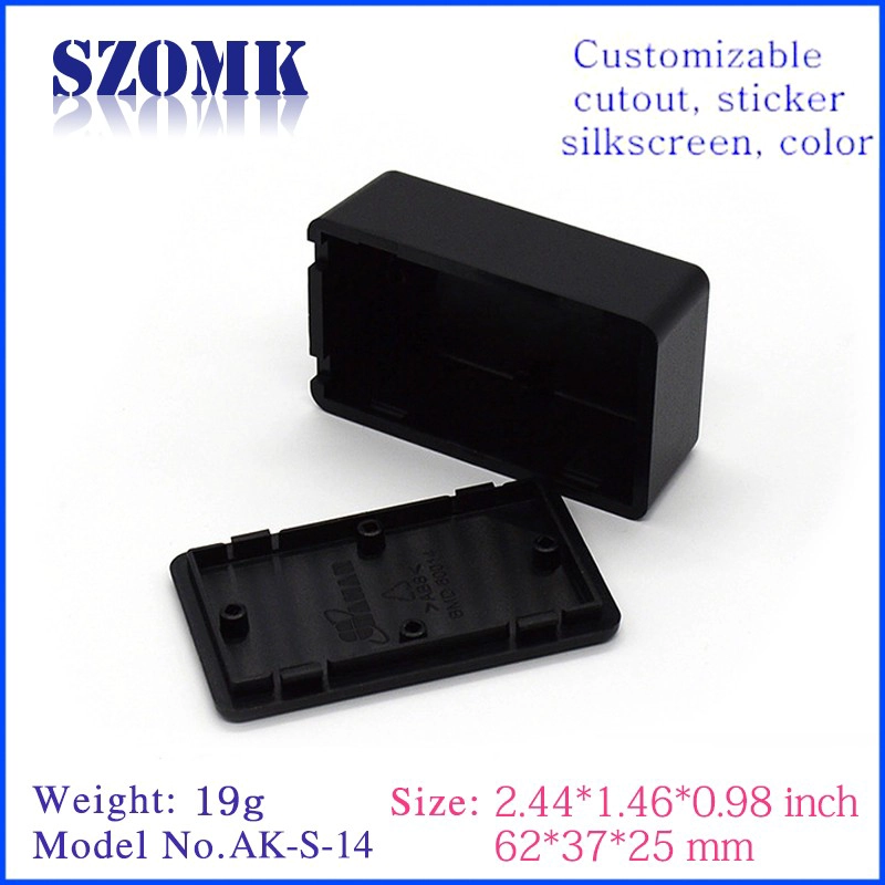 plastic switch standard housing electronic junction box for pcb on sale AK-S-14 25*37*62mm