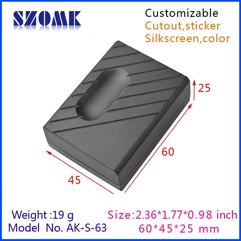 pretty szomk electronics junction box small plastic enclosure boxes AK-S-63