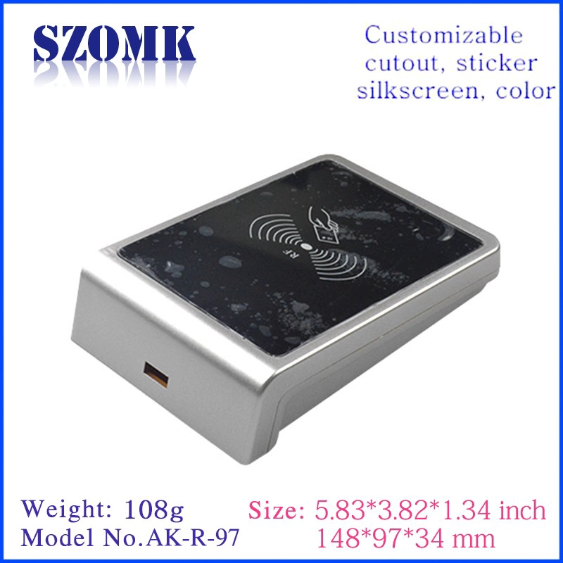rfid enclosure remote control plastic enclosure AK-R-97 34*97*148mm