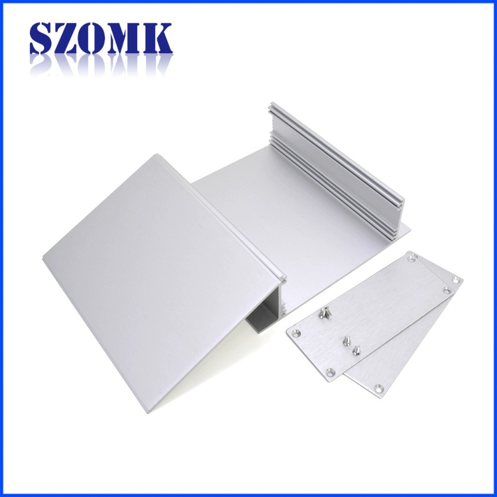 shenzhen factory instrument aluminum profile housing DIY electronic alloy chassis size 130*128*40mm