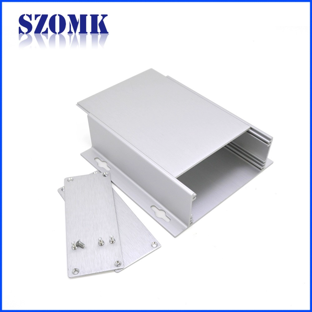 shenzhen factory instrument aluminum profile housing DIY electronic alloy chassis size 130*128*40mm