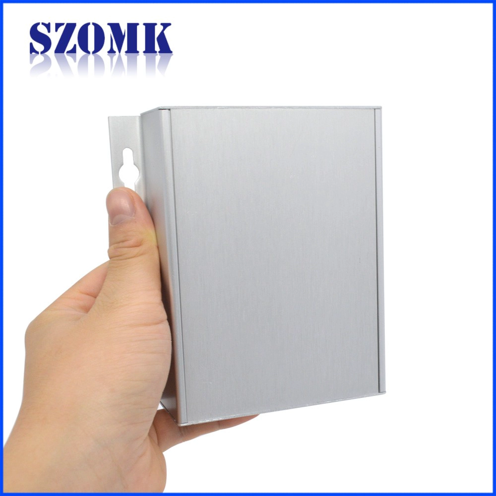 shenzhen factory instrument aluminum profile housing DIY electronic alloy chassis size 130*128*40mm