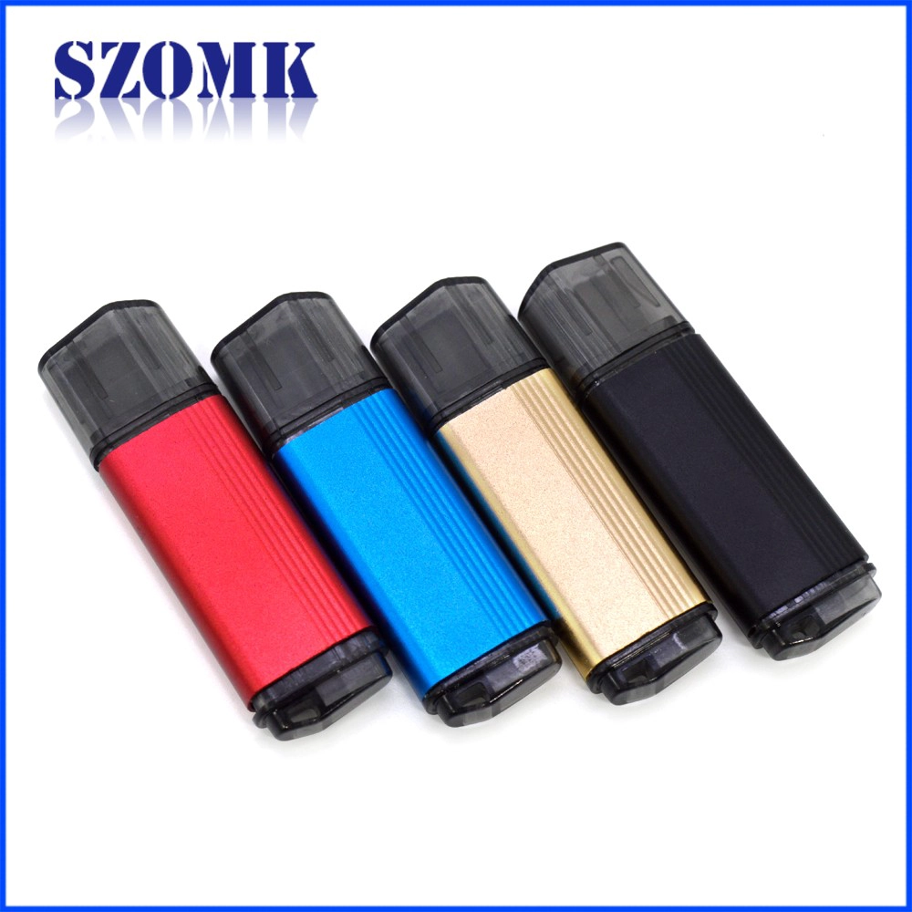 shenzhen factory plastic drive housing u-disk receiver enclosure size 59*19*9mm