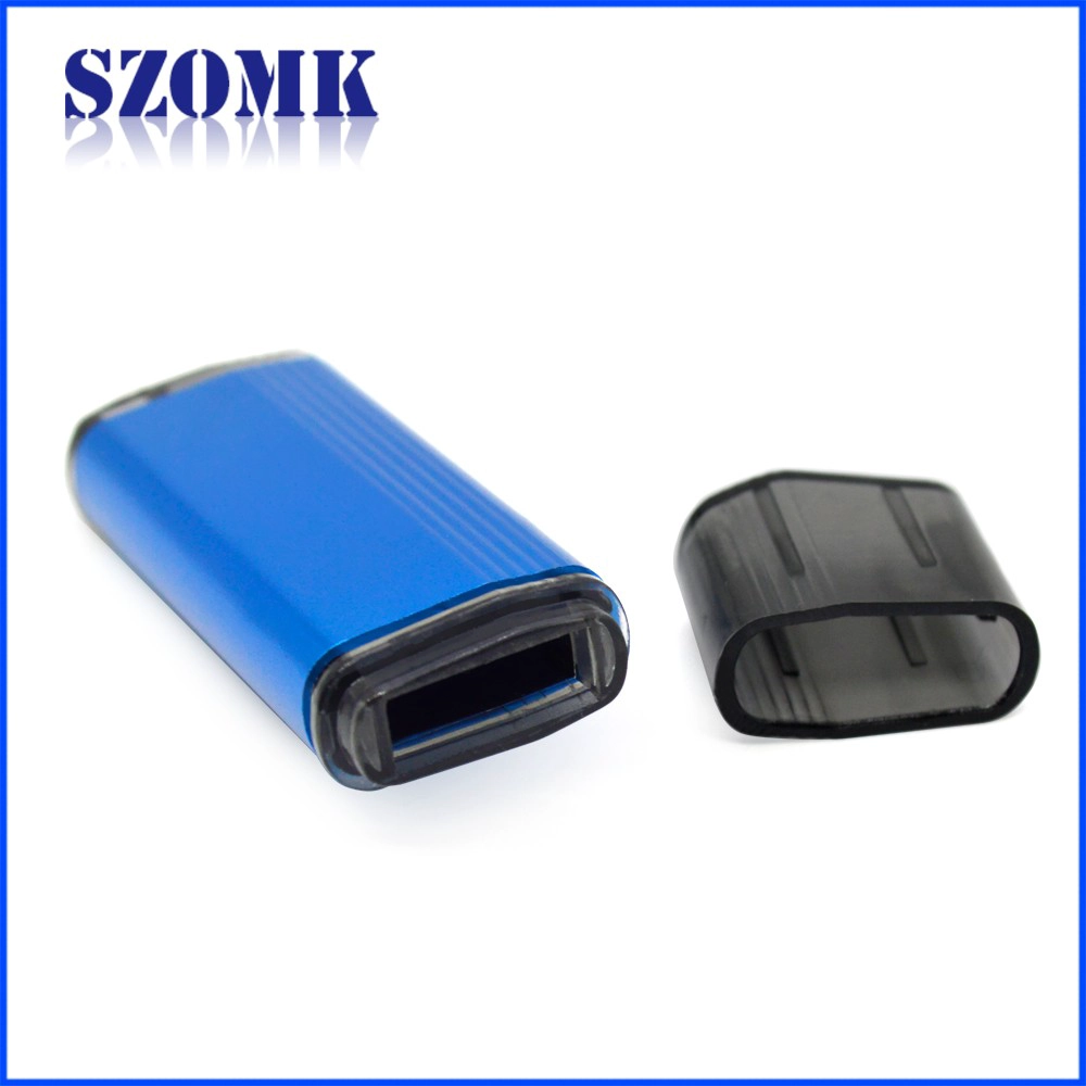 shenzhen factory plastic drive housing u-disk receiver enclosure size 59*19*9mm