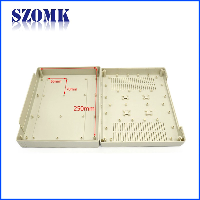 Caja de plástico shenzhen cajas de montaje electrónico pared de montaje