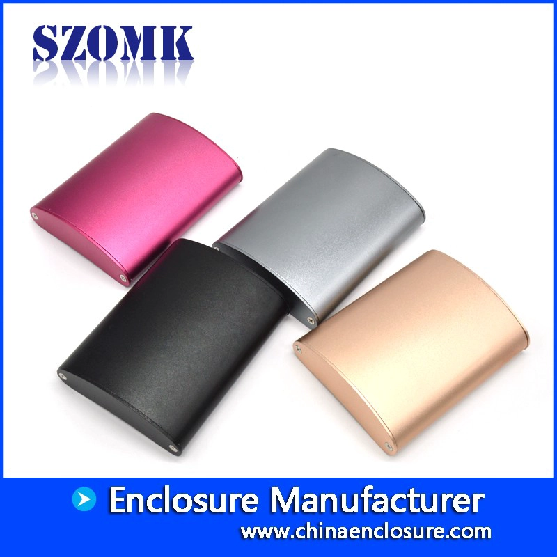 China small handheld custom aluminum extrusion enclosure for power supply AK-C-B75 20*70*88mm manufacturer