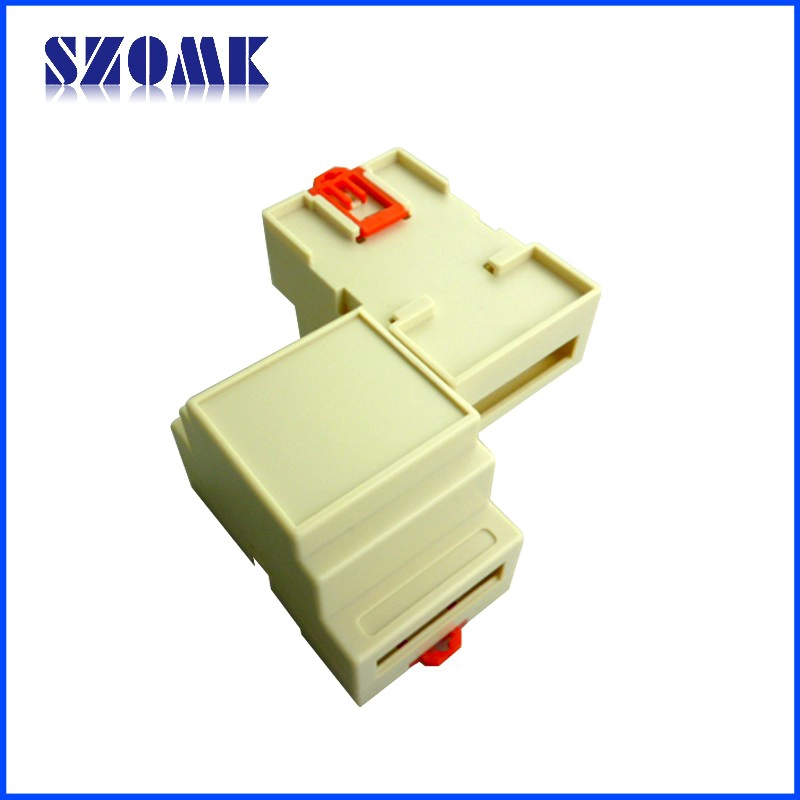 small plastic din rail enclosure