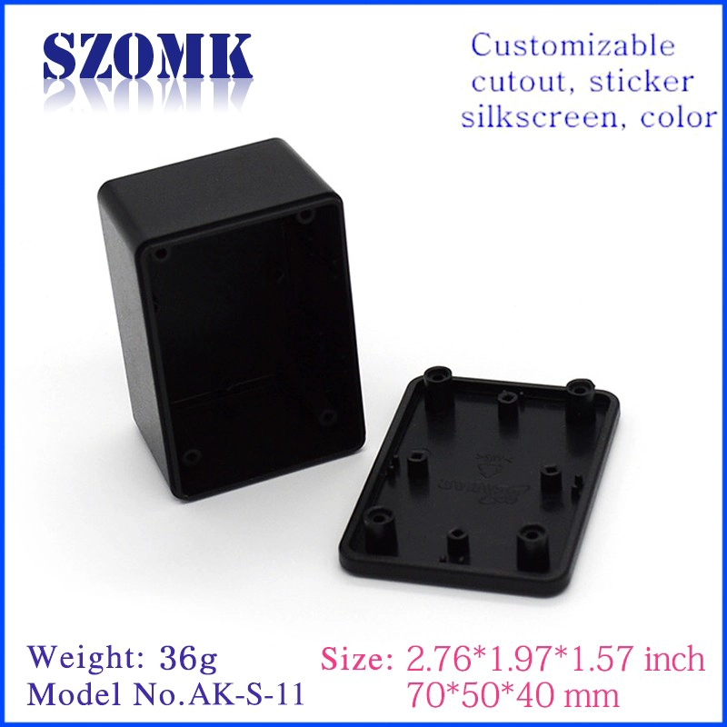 sozmk plastic electronic enclosure pcb diy handheld enclosures 70*50*40mm