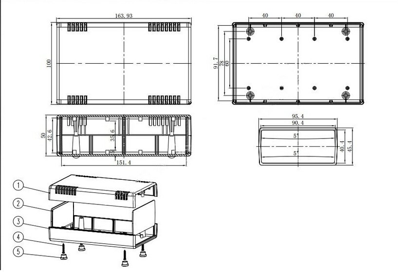 szomk desk-top enclosure 2015 new,AK-D-03a