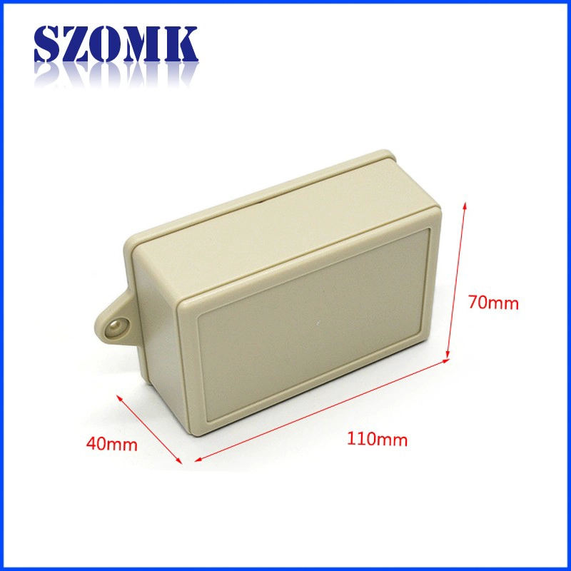 Caja pequeña del proyecto del recinto del recinto del recinto del diámetro de szomk para el instrumento plástico enclosure110 * 70 * 40m m de la caja de la electrónica de la PCB