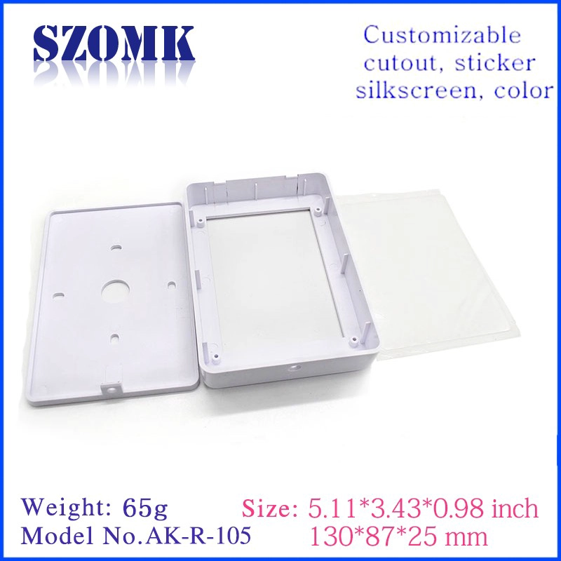szomk diy wall mount plastic box abs card reader enclosure screen case LCD case RFID