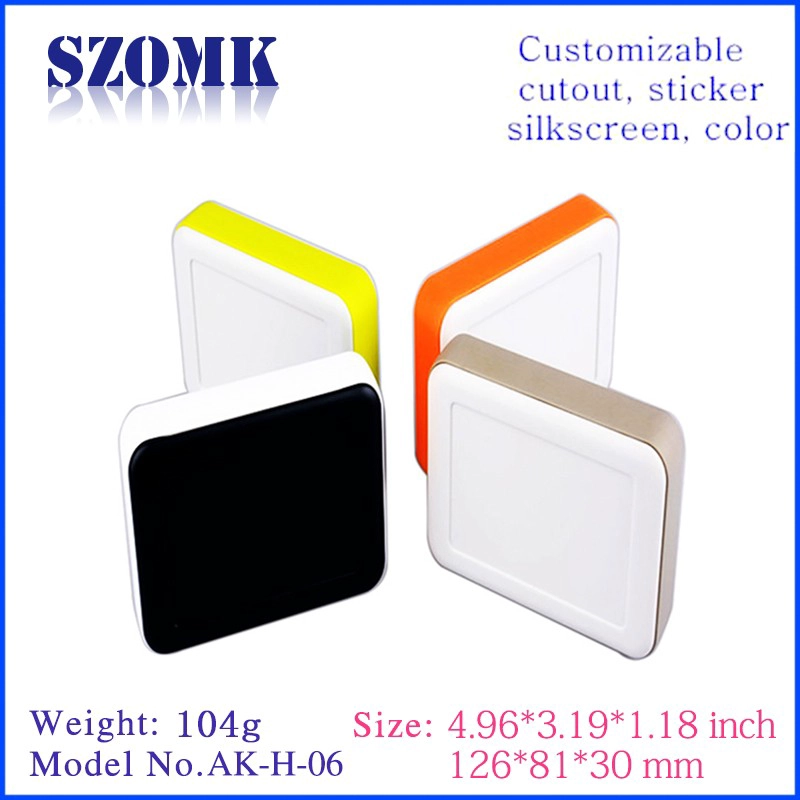 szomk enclosure for pcb junction box plastic housing electrical plastic project case abs split enclosure