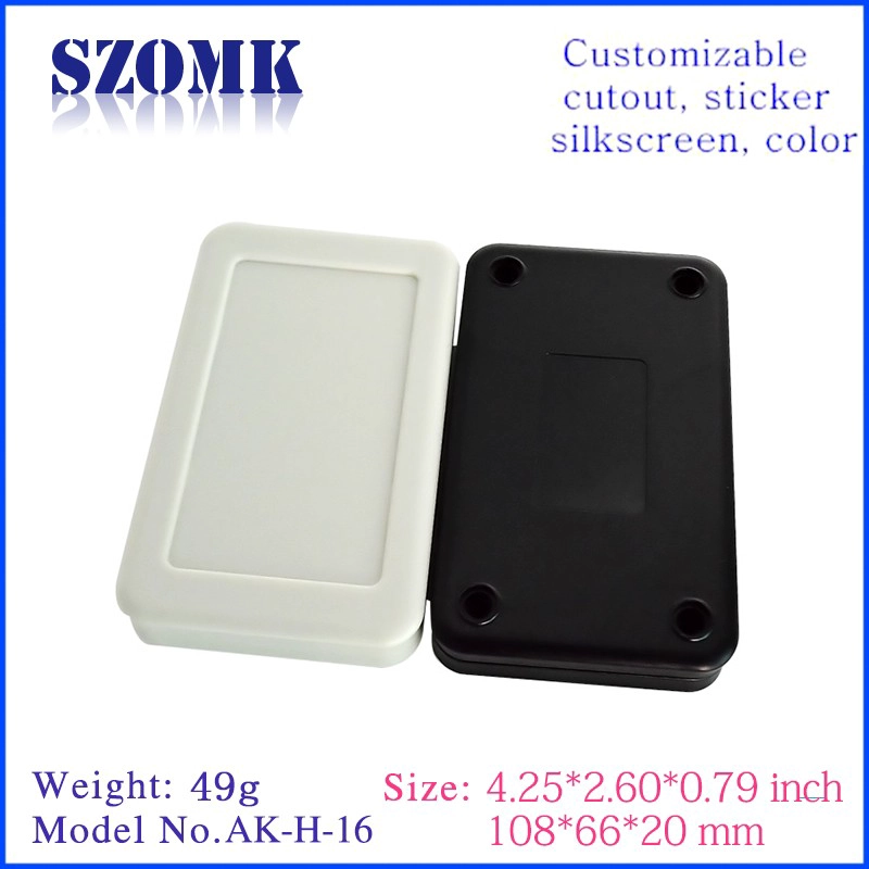 szomk handheld abs enclosure project junction housing plastic abs enclosure pcb instrument box