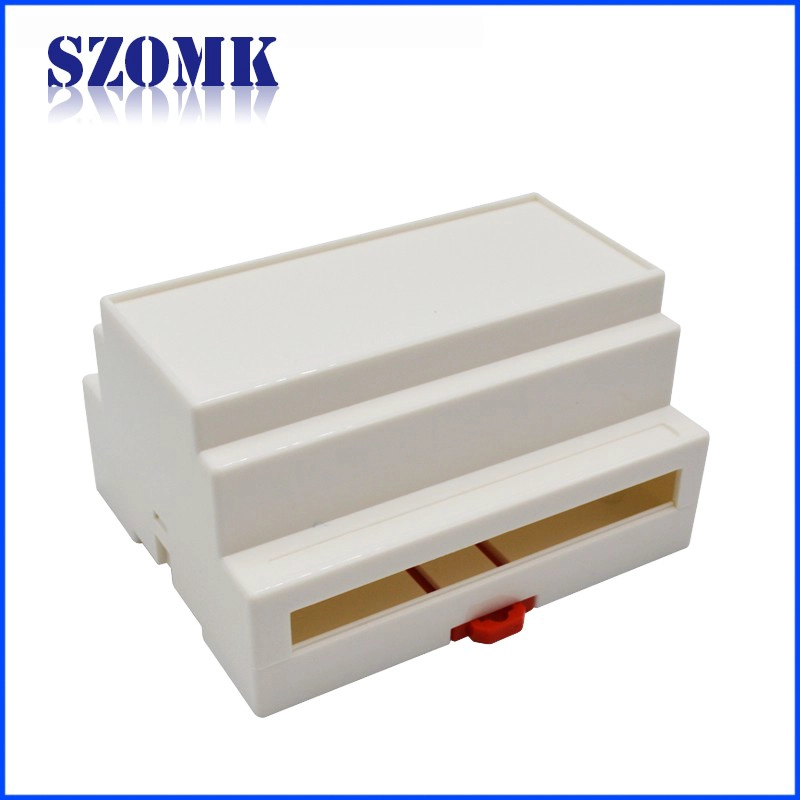 Guangdong hard abs plastic 107X87X59mm din rail plc junction enclosure manufacture/AK-DR-04