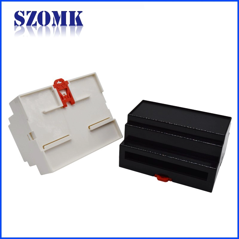 Guangdong hard abs plastic 107X87X59mm din rail plc junction enclosure manufacture/AK-DR-04