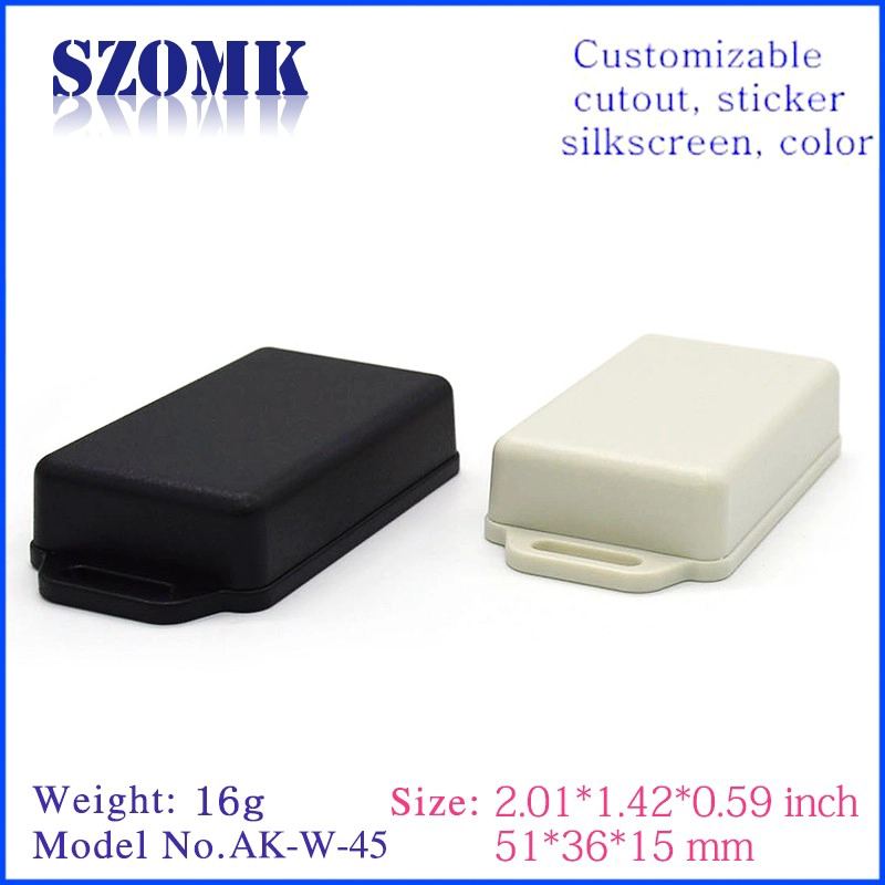 szomk high quality plastic abs wall mounting project box controller shell instrument electronics junction 61*36*15mm