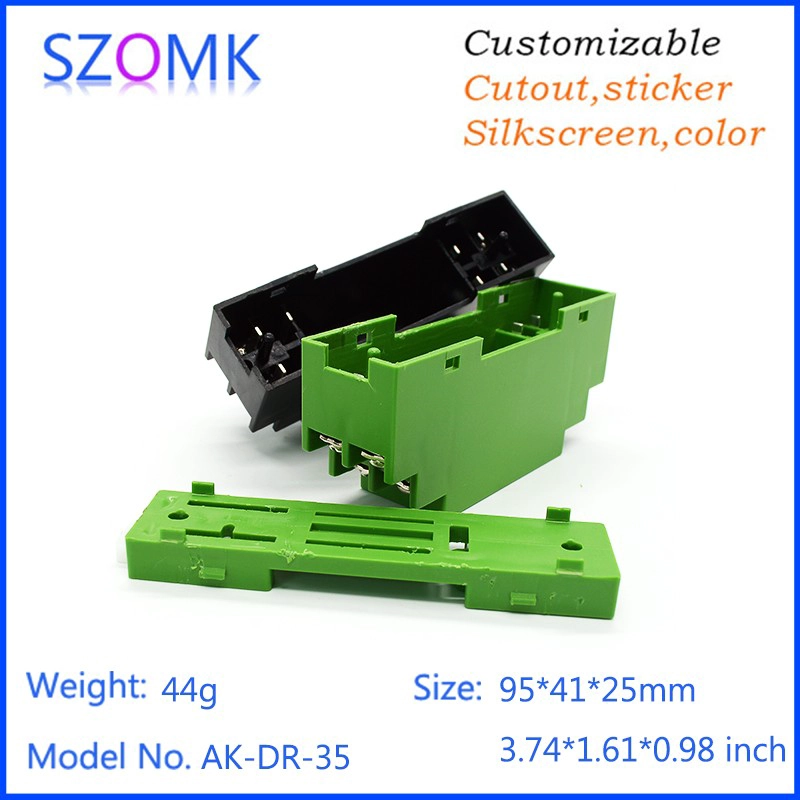 szomk high quality plastic plc din enclosure