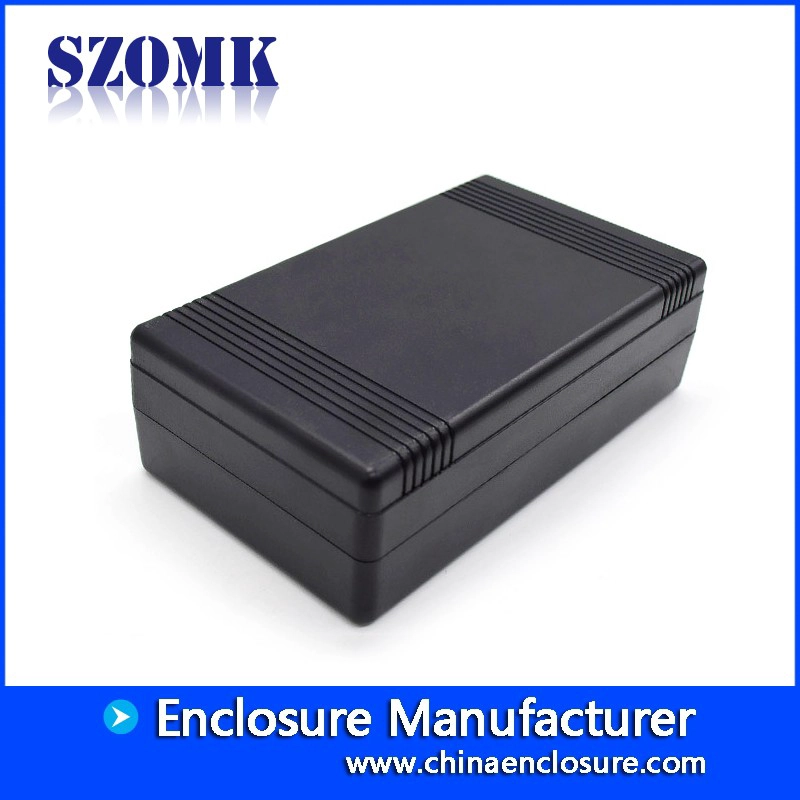 Szomk Kunststoff-Steuerkasten pcb Steckdosen Gehäuse Gehäuse Gehäuse schwarz Kunststoff Elektro-Box Verteilerkasten