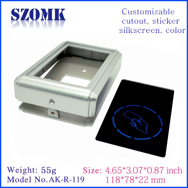 szomk plastic pcb enclosure high quality RFID alarm access project box