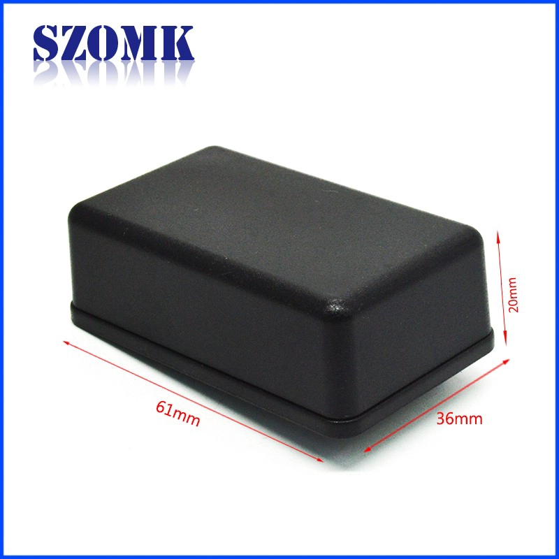 szomkプラスチック小型szomkプラスチックケースエレクトロニクスプラスチック筐体のための楽器筐体61 * 36 * 20mm
