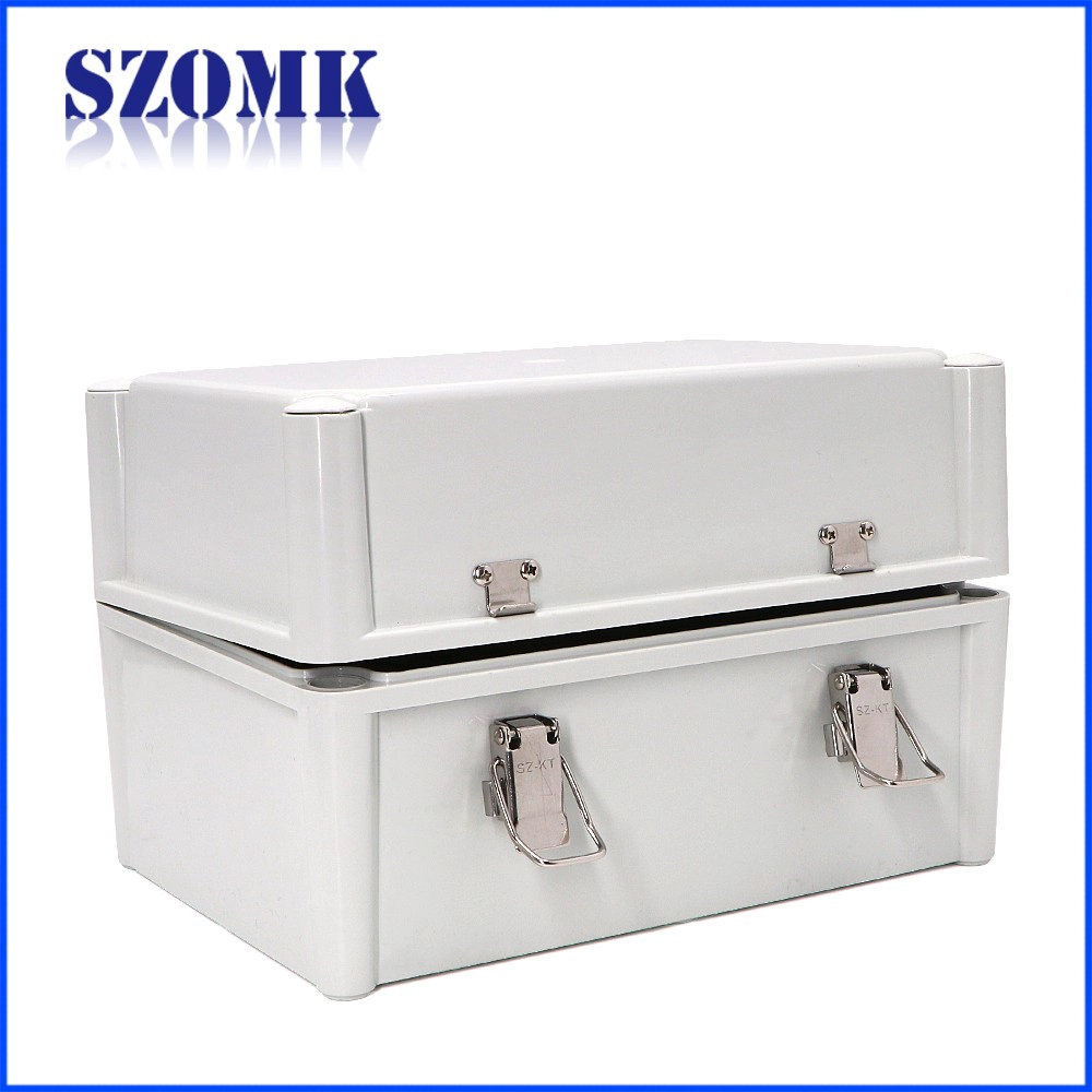 custodia impermeabile in plastica szomk per elettronica pcb outdoor IP65 tenuta a tenuta stagna scatola attrezzatura impermeabile 280 * 190 * 180mm AK-02-27T-JK custodia elettrica esterna
