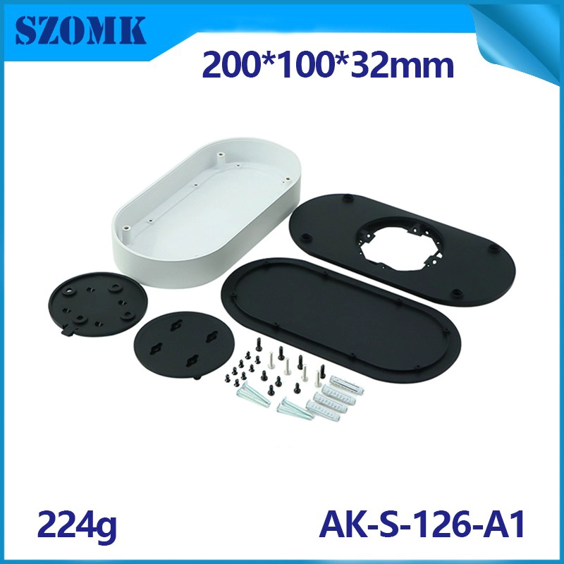Szomk Caixa de Projeto Amplificadores Caixa Plástico para Projecto Eletrônico AK-S-126