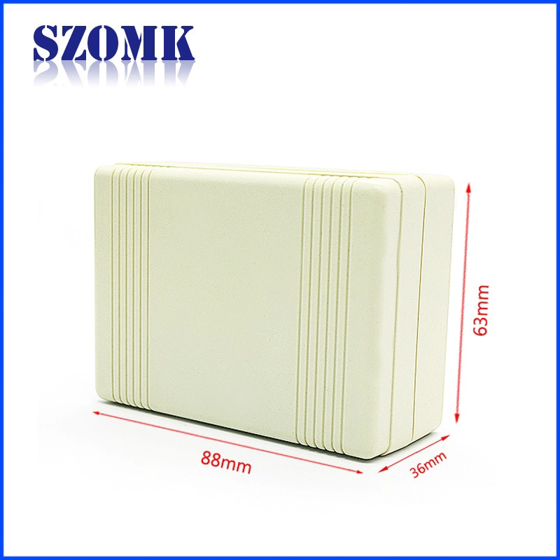 szomk small enclosure project box electrical cabinet 88*63*36mm plastic instrument enclosure electronics junction box