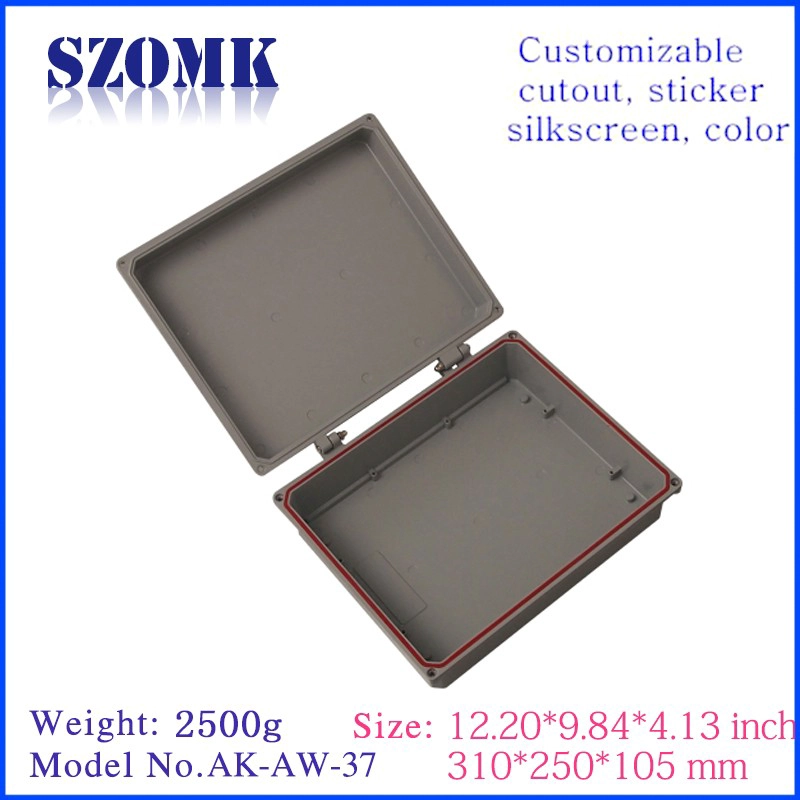 szomk强力材料压铸防水铝外壳AK-AW-37 310 * 250 * 105mm具有更好的设计
