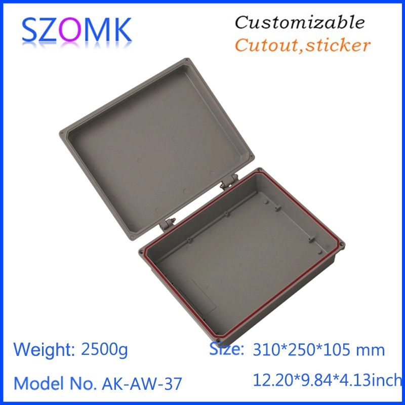 szomk强力材料压铸防水铝外壳AK-AW-37 310 * 250 * 105mm具有更好的设计