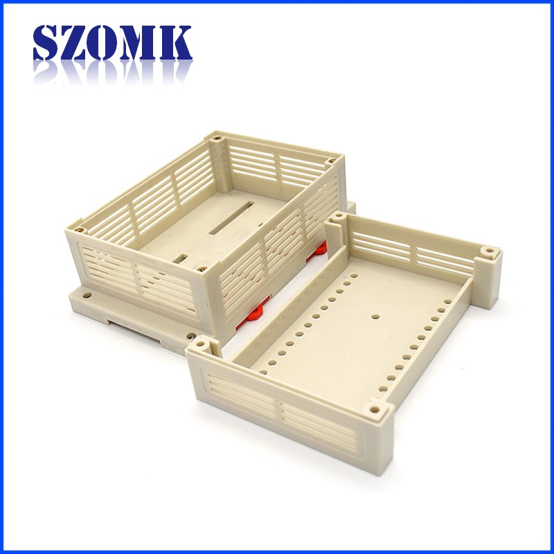 custodia in plastica din-rail di controllo industriale di alta vendita per dispositivo pcb AK-P-09 145x90x72mm